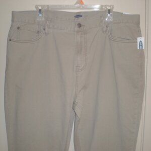 Men's Old Navy Tan 5 Pocket Straight Leg Jeans 38X30 NWT